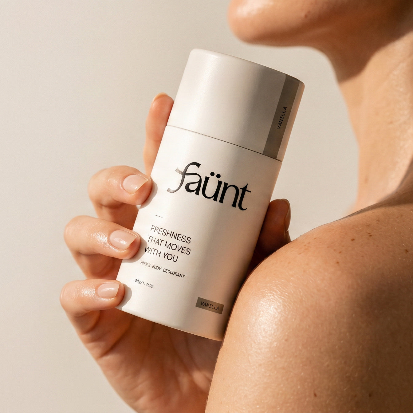 The first deodorant
built for your
whole body.