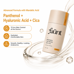Mandelic Acid + Hyaluronic Acid 72HR Odor Defense Whole Body Stick |Citrus