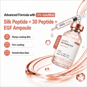 5% Volufiline EGF Silk Peptide Glass Skin Ampoule - Collagen, PDRN, NAD
