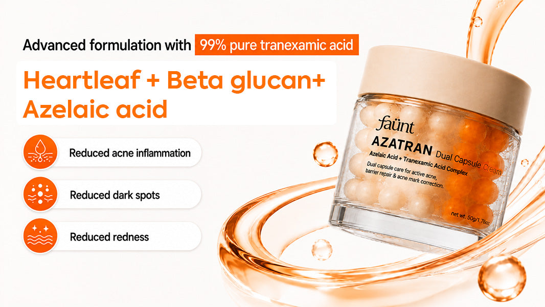 Azatran Dual Power Boosting Capsule Cream - Heartleaf & 99% TXA