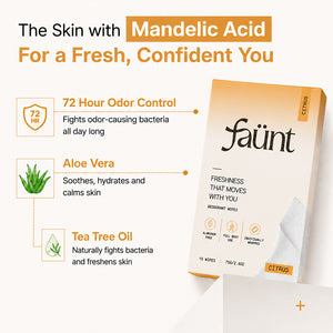 Aloe Vera + Vitamin E Fresh Odor Control On-The-Go Freshness Wipes|Citrus