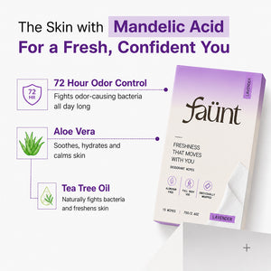 Aloe Vera + Vitamin E Fresh Odor Control On-The-Go Freshness Wipes|Lavender